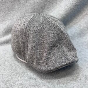 Heathered Jersey Mens Gray Levis Flat Cap Ivy Driving Hat S/M